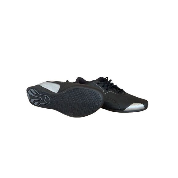 PUMA Mens Black And Silver BMW Motorsport Drift Cat 8 Motorsport Shoes Size 11